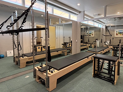 マシンピラティスピラティスの様子